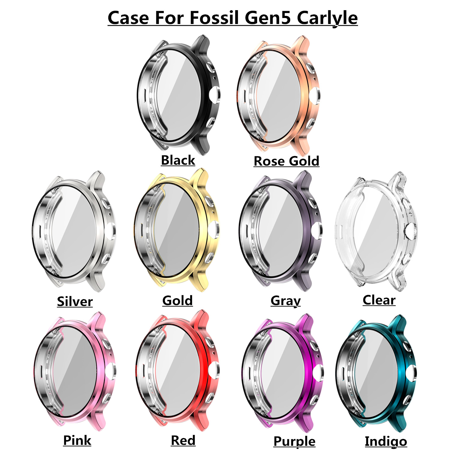 Funda protectora de TPU para r - Fossil Smartwatch Accessories reseña y precio